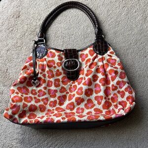 Brighton Animal Print Hobo Bag